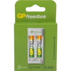 Зарядное устройство GP E211 + 2x AAA 750mAh