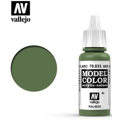 Краска Vallejo Model Color German Camo Bright Green MC080 Matt, 17 мл