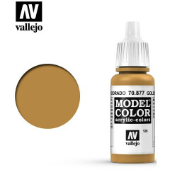 Краска Vallejo Model Color Gold Brown, 17 мл