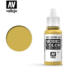 Краска Vallejo Model Color Gold, 17 мл