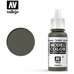 Краска Vallejo Model Color US Dark Green, 17 мл