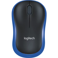 Мышь Logitech M186 Black/Blue (910-004132)