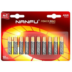 Батарейка Nanfu (AAA, 10 шт)