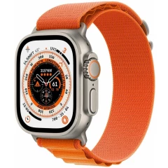 Умные часы Apple Watch Ultra 49mm Titanium Case with Orange Alpine Loop S (MNHA3LL/A)