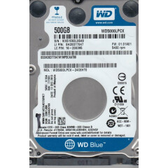 Жёсткий диск 500Gb SATA-III WD Blue (WD5000LPCX)