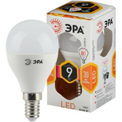 Светодиодная лампочка ЭРА STD LED P45-9W-827-E14 (9 Вт, E14)
