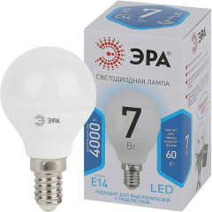 Светодиодная лампочка ЭРА STD LED P45-7W-840-E14 (7 Вт, E14)