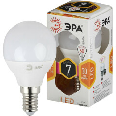 Светодиодная лампочка ЭРА STD LED P45-7W-827-E14 (7 Вт, E14)