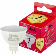 Светодиодная лампочка ЭРА RED LINE LED MR16-7W-827-GU5.3 R (7 Вт, GU5.3)