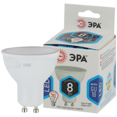 Светодиодная лампочка ЭРА STD LED MR16-8W-840-GU10 (8 Вт, GU10)