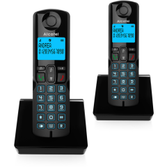 Радиотелефон Alcatel S250 Duo Black