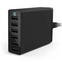 Сетевое зарядное устройство Anker PowerPort 6 Black