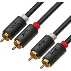 Кабель 2xRCA (M) - 2xRCA (M), 3м, Greenconnect GCR-53115