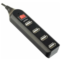 USB-концентратор Perfeo PF-HYD-6001H Black