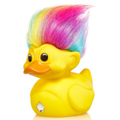 Фигурка-утка Numskull TUBBZ Trolls Rainbow Troll (Yellow with Rainbow Hair)