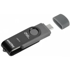 USB Flash накопитель 256Gb SmartBuy Twist Dual (SB256GB3DUOTWK)