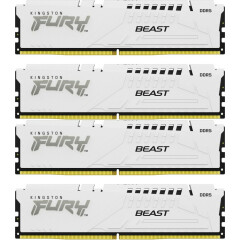 Оперативная память 128Gb DDR5 5600MHz Kingston Fury Beast White (KF556C40BWK4-128) (4x32Gb KIT)