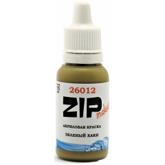 Краска ZIPMaket Paint acrylic Green Khaki, 15 мл