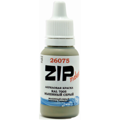 Краска ZIPMaket Paint acrylic RAL 7005 Mouse Grey, 15 мл