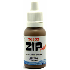 Краска ZIPmaket Paint acrylic Wood dark, 15 мл