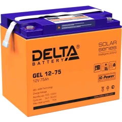 Аккумуляторная батарея Delta GEL 12-75