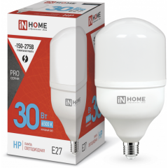 Светодиодная лампочка IN HOME LED-HP-PRO (30 Вт, E27)