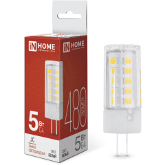 Светодиодная лампочка IN HOME LED-JC (5 Вт, G4)