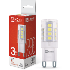 Светодиодная лампочка IN HOME LED-JCD (3 Вт, G9)