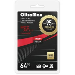 Карта памяти 64Gb MicroSD OltraMax Premium