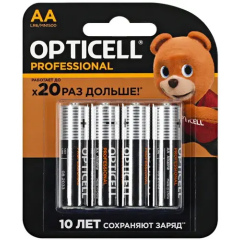 Батарейка Opticell Professional (AA, Alkaline, 4 шт)