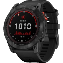 Умные часы Garmin Fenix 7X Solar Slate Gray with Black Band