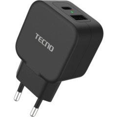 Сетевое зарядное устройство Tecno TCW-E20D Black