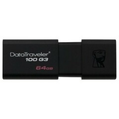 USB Flash накопитель 64Gb Kingston DataTraveler 100 G3 Black (DT100G3/64GB)