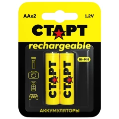 Аккумулятор СТАРТ (AA, 1800mAh, 2 шт)