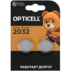 Батарейка Opticell (CR2032, 2 шт)