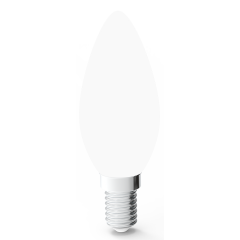 Светодиодная лампочка Gauss Filament Milky Dimmable Candle 4100K (9 Вт, E14)