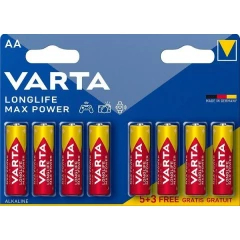 Батарейка Varta Long Life Max Power (AA, 8 шт)