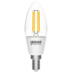 Умная лампочка Gauss Smart Home Filament C35 E14 (1230112)