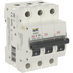 Автоматический выключатель IEK AR-M06N-3-C016