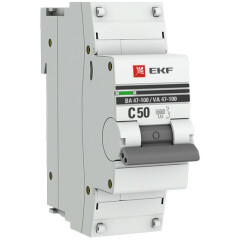 Автоматический выключатель EKF mcb47100-1-50C-pro