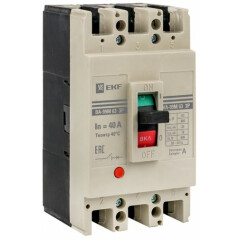 Автоматический выключатель EKF mccb99-63-40m