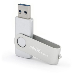 USB Flash накопитель 256Gb Mirex Swivel Silver 3.0