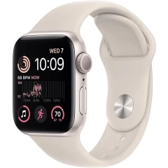 Умные часы Apple Watch SE 2 40mm Starlight Aluminum Case with Starlight Sport Band M/L (MR9V3LL/A)