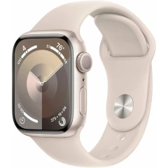 Умные часы Apple Watch Series 9 41mm Starlight Aluminum Case with Starlight Sport Band M/L (MR8U3LL/A)