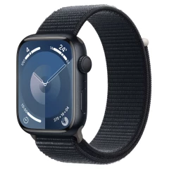 Умные часы Apple Watch Series 9 45mm Midnight Aluminum Case with Midnight Sport Loop (MR9C3LL/A)