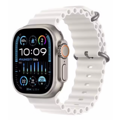Умные часы Apple Watch Ultra 2 49mm Titanium Case with White Ocean Band O/S (MREJ3LL/A)