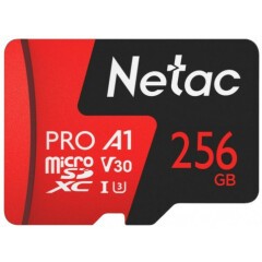 Карта памяти 256Gb MicroSD Netac P500 Extreme Pro (NT02P500PRO-256G-S)