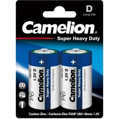 Батарейка Camelion (D, Alkaline, 2 шт)