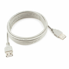 Кабель удлинительный USB A (M) - A (F), 3м, Cablexpert CC-USB2-AMAF-10-N