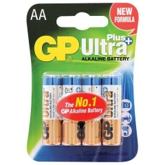 Батарейка GP 15A Ultra Plus Alkaline (AA, 4 шт)